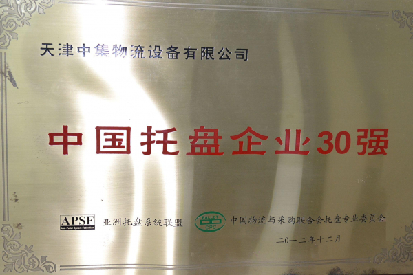 中国托盘企业30强